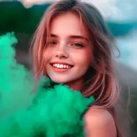 Цветной дым, заряд 0.8 дюйма, ОПТИ, 60 сек, цена за 1 шт., МИКС