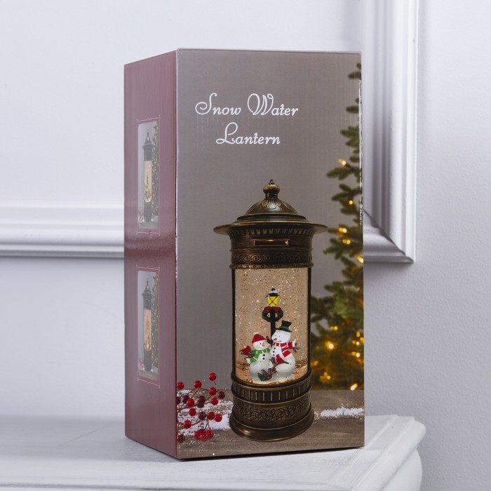 Светодиодная фигура «Фонарь с Дедом Морозом» 14 × 27 × 14 см, пластик, батарейки ААх3 (не в комплекте), USB, свечение тёплое белое Светодиодная фигура «Фонарь с Дедом Морозом» 14 × 27 × 14 см, пластик, батарейки ААх3 (не в комплекте), USB, свечение тёплое белое