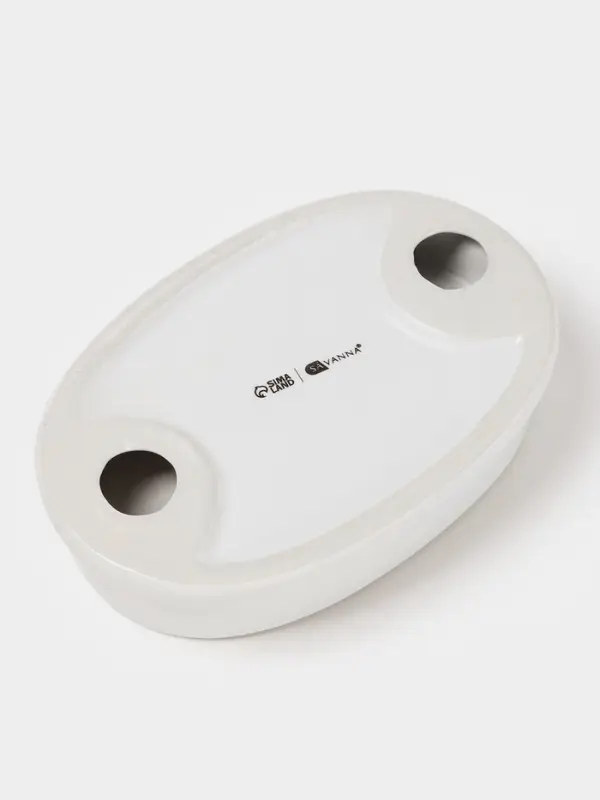 Набор для ванной &laquo;Бэкки&raquo;, 3 предмета, мыльница, дозатор для мыла, стакан, белый