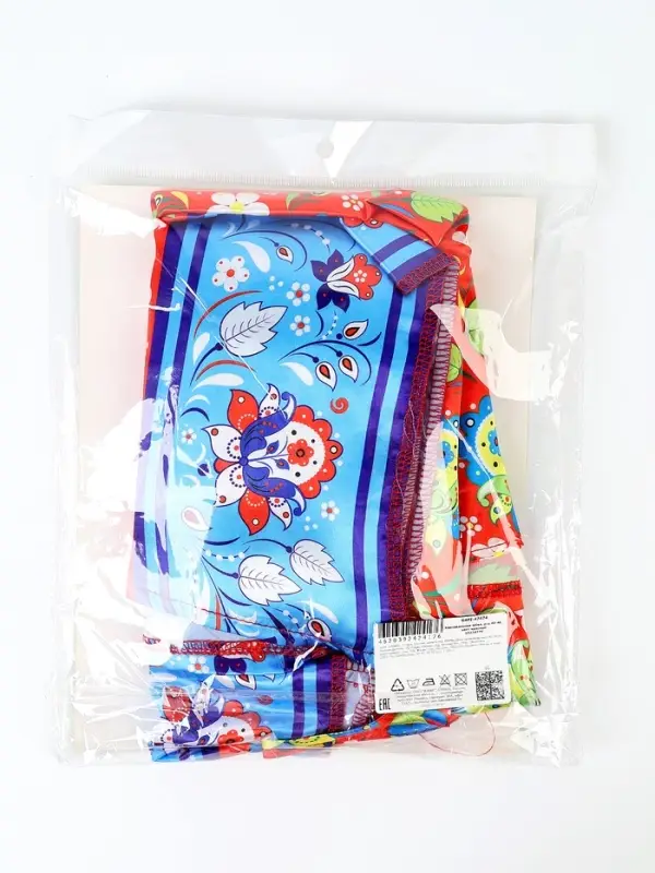 Карнавальная юбка "Марья Кудесница" цвет красный