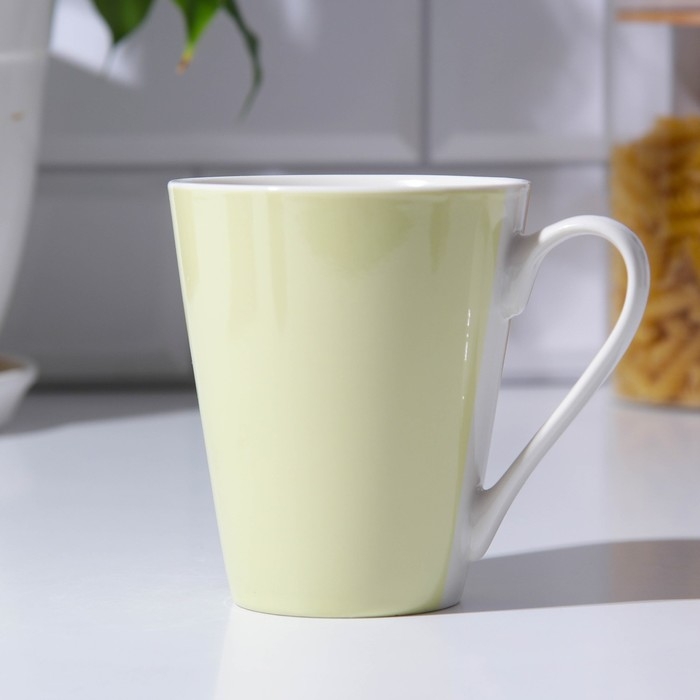 Кружка керамическая керамическая «Мама, ты в моём сердце», 300 мл, цвет зелёный