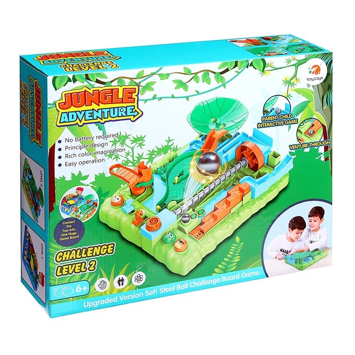 Настольная игра-лабиринт «Джунгли», 1 игрок, 6+ Настольная игра-лабиринт «Джунгли», 1 игрок, 6+