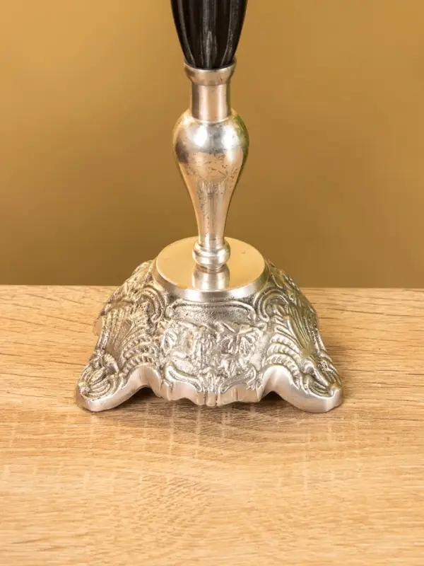 Подсвечник «Пьедестал», латунь, смола, 8.5×8.5×33 см