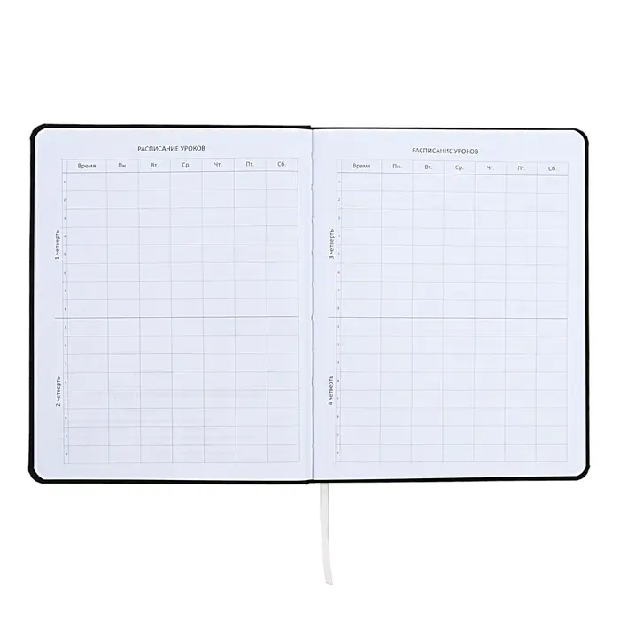 Дневник универсальный для 1-11 класса "Учусь по графику", интегральная обложка, искусственная кожа, шелкография, ляссе, 80 г/м2