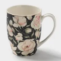 Кружка WY Pink O'hara, 350 мл, фарфор, чёрная