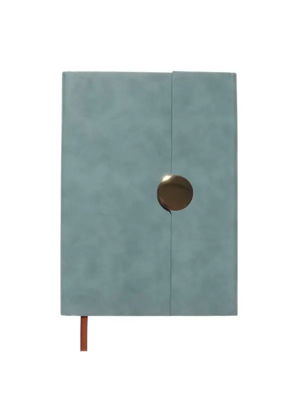 Ежедневник недатированный формат А5, с клапаном, 96л, линия, пвх, Зеленый Ежедневник недатированный формат А5, с клапаном, 96л, линия, пвх, Зеленый