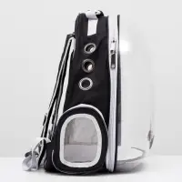 Рюкзак для переноски животных прозрачный, 31 х 28 х 42 см, чёрный Рюкзак для переноски животных прозрачный, 31 х 28 х 42 см, чёрный