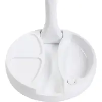 Зеркало настольное с подсветкой KZ-09, 30&times;16&times;16 см, увеличение х 10, USB, белое