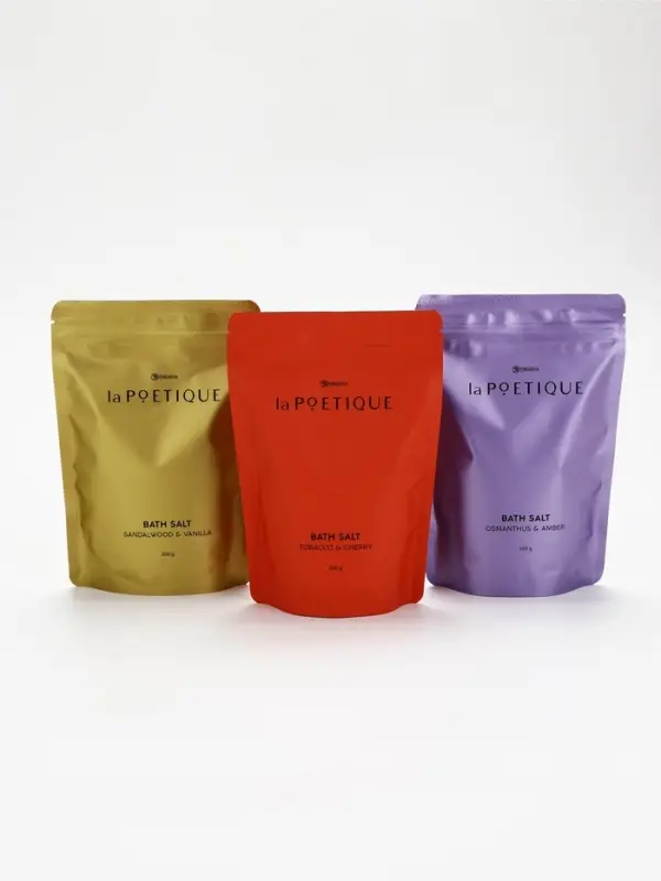 Соль для ванны, 300 г, аромат османтуса и амбры, LA POETIQUE