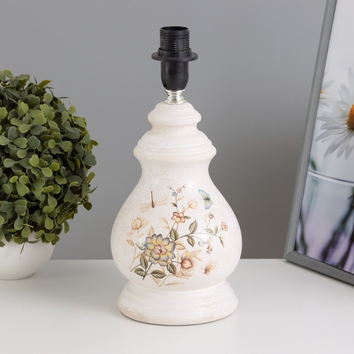 Основание для настольной лампы Основание для настольной лампы "Букет полей" 1х40Вт E14