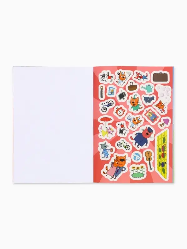 Наклейки 250 шт. &laquo;Любимые котята&raquo;, Три кота