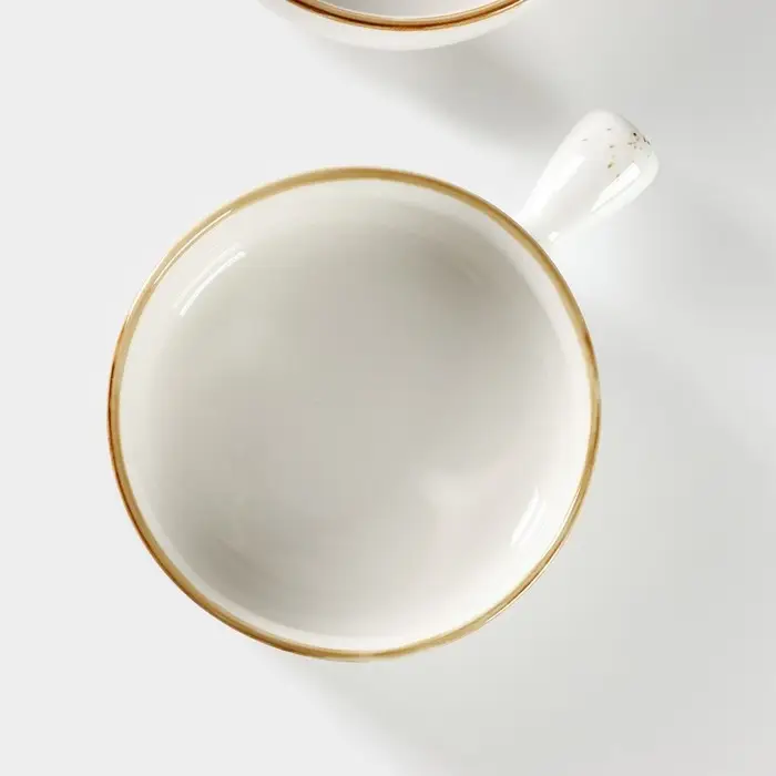 Кокотницы «Церера», набор 2 шт., d=15 см, 500 мл, фарфор, белые Кокотницы «Церера», набор 2 шт., d=15 см, 500 мл, фарфор, белые