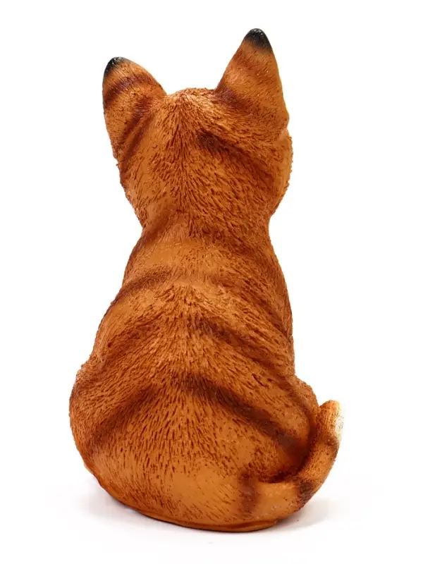 Садовая фигура из полистоуна &laquo;Полосатый Котёнок&raquo;, 20&times;14&times;12 см