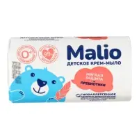 Крем-мыло туалетное детское &laquo;Малио&raquo; мягкая защита, с пребиотиком, 140 г