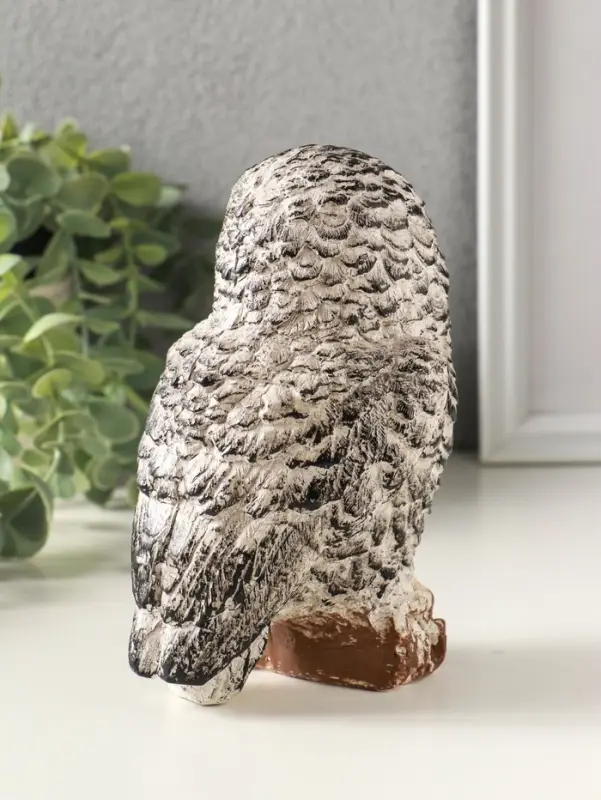 Статуэтка "Сова" высота 15 см, мультиколор