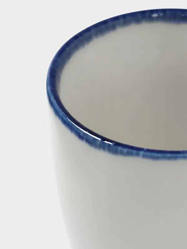 Кружка Magistro Blue Lagoon, 350 мл, фарфор, белая