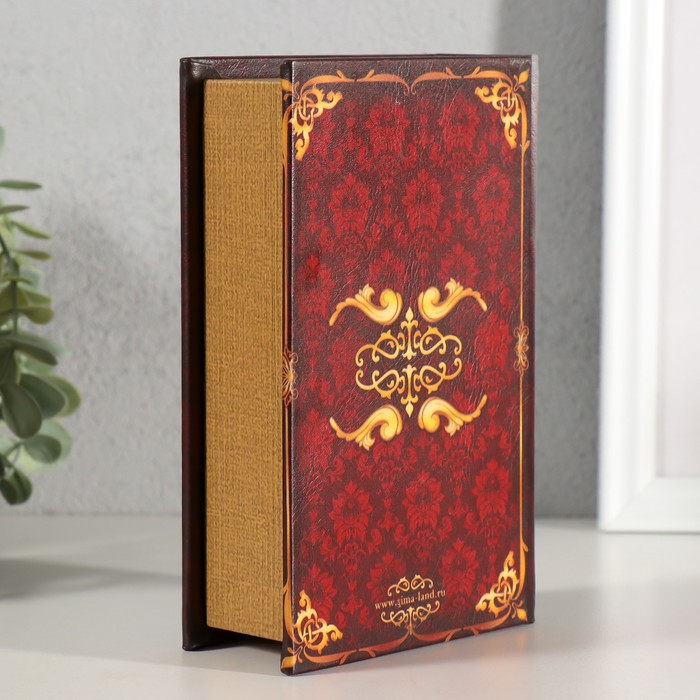 Сейф дерево книга кожа  Сейф дерево книга кожа "Личный капитал настоящего мужчины" 17х11х5 см