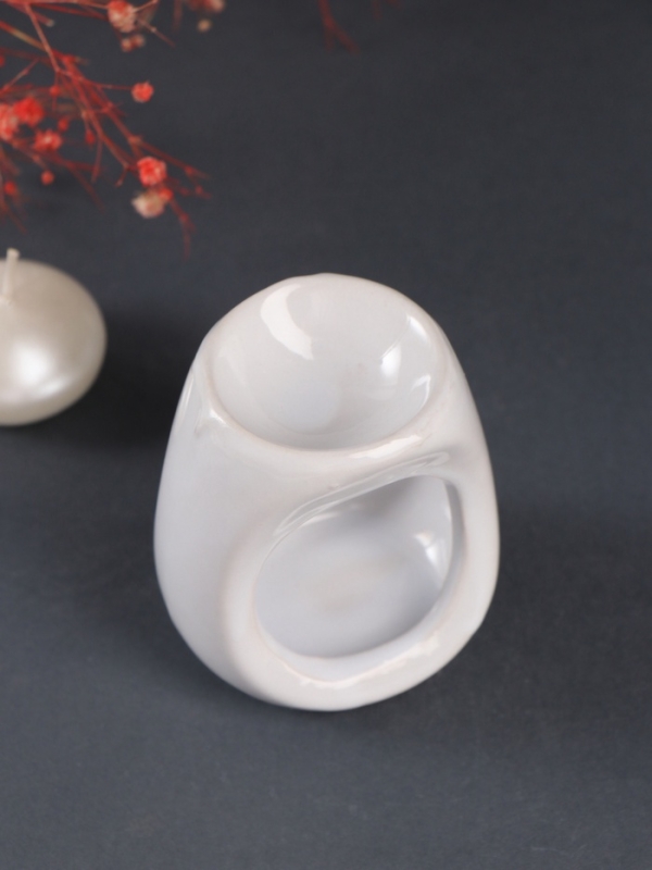 Аромалампа керамика Аромалампа керамика "Модерн" белая 5,5х6,7х7,7 см