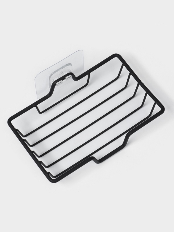 Мыльница настенная, цвет черный Мыльница настенная, цвет черный