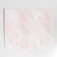 Коробка - переноска для цветов с PVC крышкой Be happy, 12&times;12&times;12 см