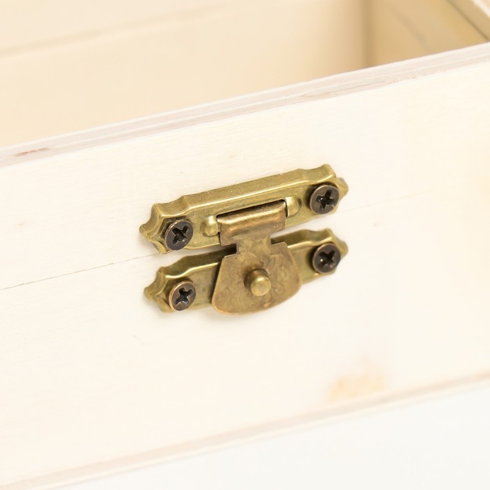 Шкатулка для росписи дерево со стеклянной вставкой 8,5х6,5х4,5 см Шкатулка для росписи дерево со стеклянной вставкой 8,5х6,5х4,5 см