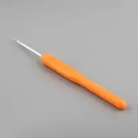 Крючок для вязания, с пластиковой ручкой, d=3.5 мм, 14 см, МИКС