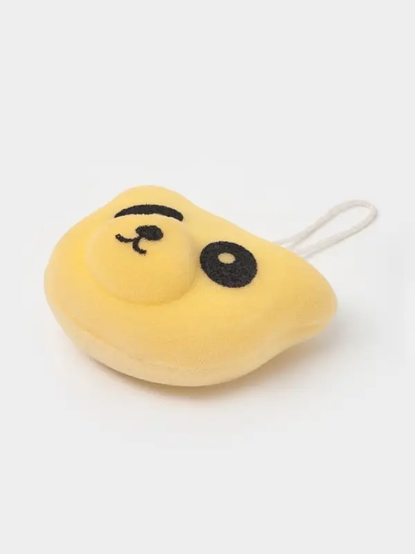 Губка для тела Доляна &laquo;Панда&raquo;, детская, для купания, 14&times;11 см, МИКС