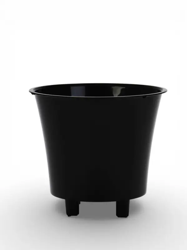 Кашпо для цветов со вставкой Santino &laquo;Арте&raquo;, 3.5 л, пластик, бело-чёрный