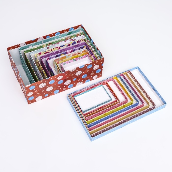 Набор коробок 10 в 1 "Тебе подарок от меня", 32,5 х 20 х 12,5- 12 х 7 х 4 см