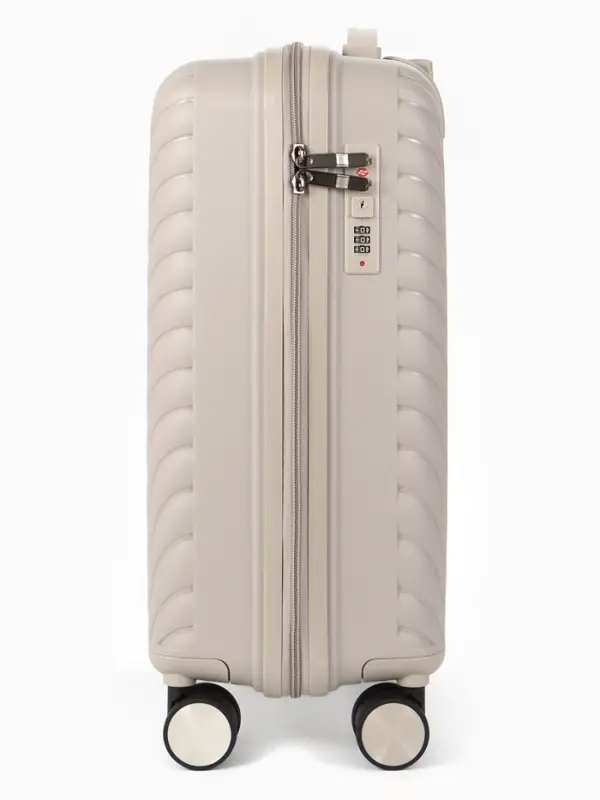 Чемодан на колёсах, 20", кодовый замок, 36&times;20&times;54 см, бежевый
