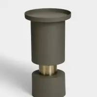 Подсвечник на 1 свечу текстурный &laquo;Графитовый&raquo;, 10.5&times;10.5&times;19 см