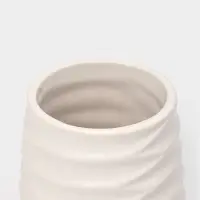 Набор для ванной "Sea Salt", 3 предмета (дозатор для мыла, стакан, подставка), цвет белый