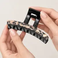 Крабик для волос &laquo;Вигдис&raquo;, 8.5&times;4 см, коричневый