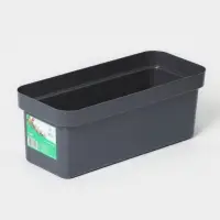 Ящик балконный для цветов &laquo;Эко&raquo;, 8 л, 40&times;17&times;15.5 см, пластиковый, цвет тёмный гранит