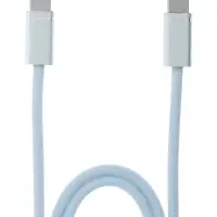 Кабель Type-C-Type-C, 3 А, 1.8 м, TPE, голубой