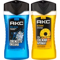 Подарочный набор Акс на пляже океана мужской 2 геля для душа