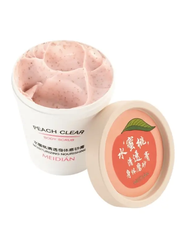 Скраб для тела увлажняющий с ароматом персика,  200 г