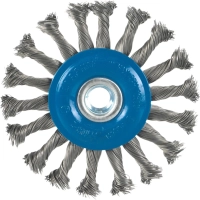 Корщетка для УШМ BOSCH 115мм, M14, дисковая, плоская, витая (2609256512)