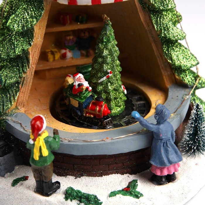 Светодиодная фигура «Рождественская ель» 22 × 34 × 22 см, полистоун, батарейки ААх3 (не в комплекте), USB, свечение мульти Светодиодная фигура «Рождественская ель» 22 × 34 × 22 см, полистоун, батарейки ААх3 (не в комплекте), USB, свечение мульти