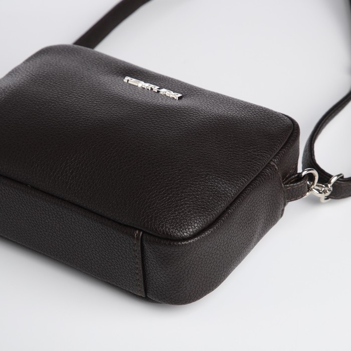 Сумка женская через плечо TEXTURA, маленький размер, цвет коричневый Сумка женская через плечо TEXTURA, маленький размер, цвет коричневый