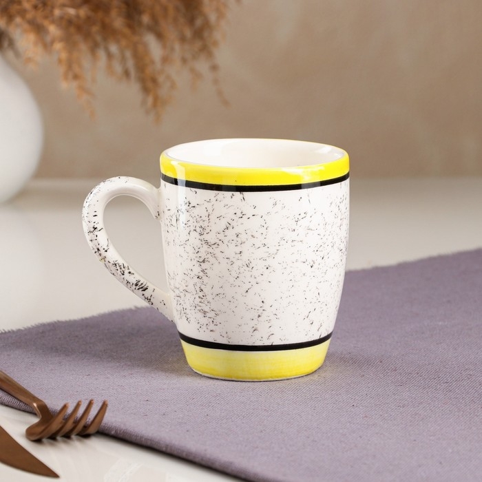 Набор посуды  Набор посуды "Персия", керамика, желтый, 3 предмета: кувшин 1.5 л, кружки 350 мл, 1 сорт, Иран