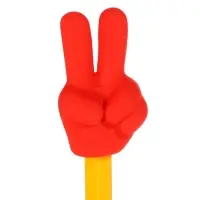 Ластик фигурный &laquo;Жесты&raquo; насадка на карандаш, МИКС