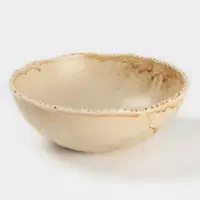 Салатник Magistro Organic brown, 1.35 л, d=20.7 см, фарфор, бежевый