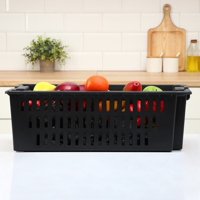 Ящик овощной, 60×40×20 см, цвет МИКС Ящик овощной, 60×40×20 см, цвет МИКС