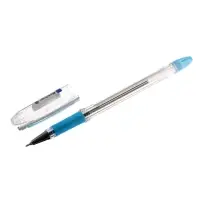 Ручка шариковая Berlingo. I-10, синий стержень, узел 0.4 мм, резиновый упор