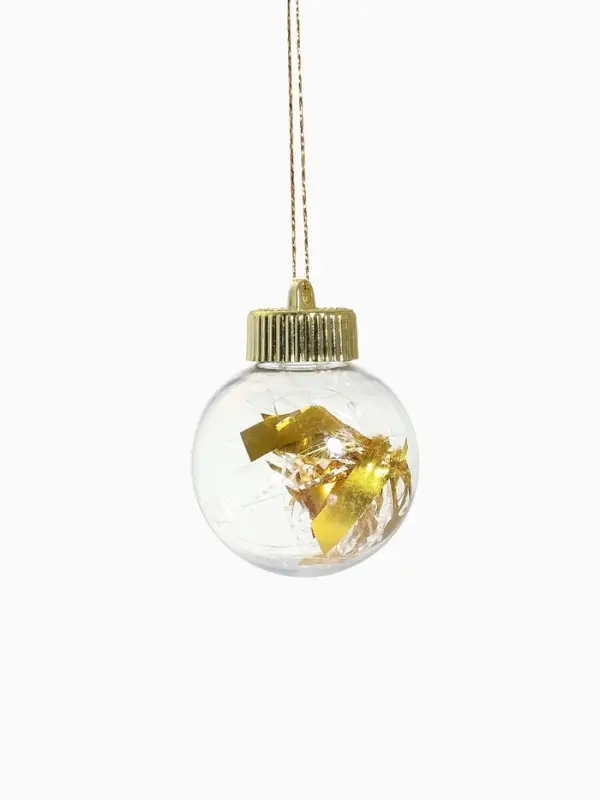 Ёлочные игрушки &laquo;Капризы зимы&raquo;, шары новогодние, d=6 см, 9 шт. золото