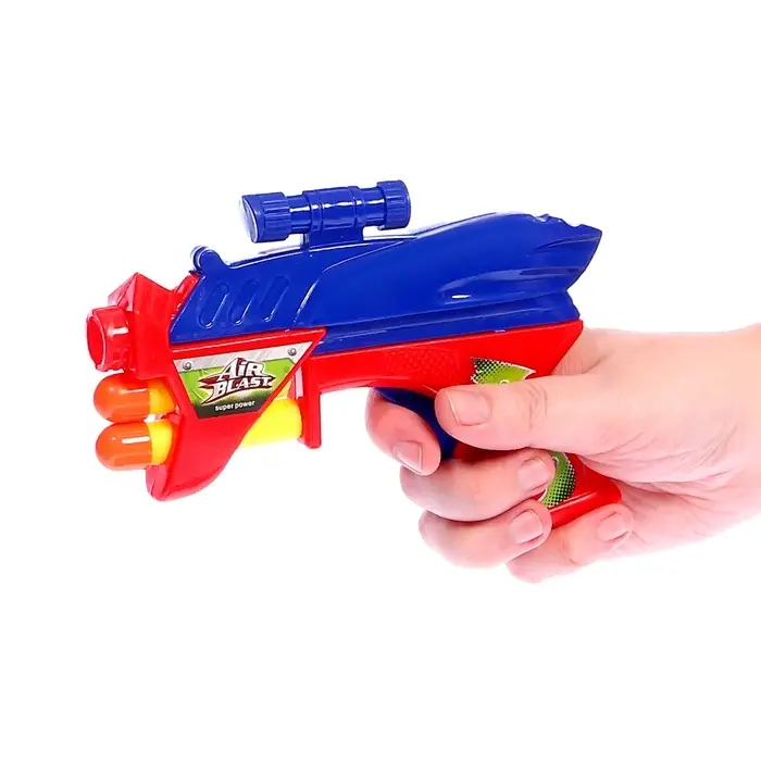 Пистолет &laquo;Космобластер&raquo;, стреляет мягкими пулями (3 шт.), цвета МИКС