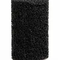 Губка круглая № 1, среднепористая 30PPI, 5&times;5&times;8.5, черная
