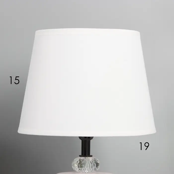 Лампа настольная RISALUX &laquo;Медитация&raquo;, Е14, 40 Вт, розовая, 20&times;20&times;35 см