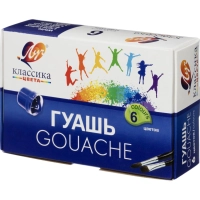 Гуашь 6цв.,Луч Классика,банка 20 мл